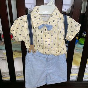 Baby boy short set